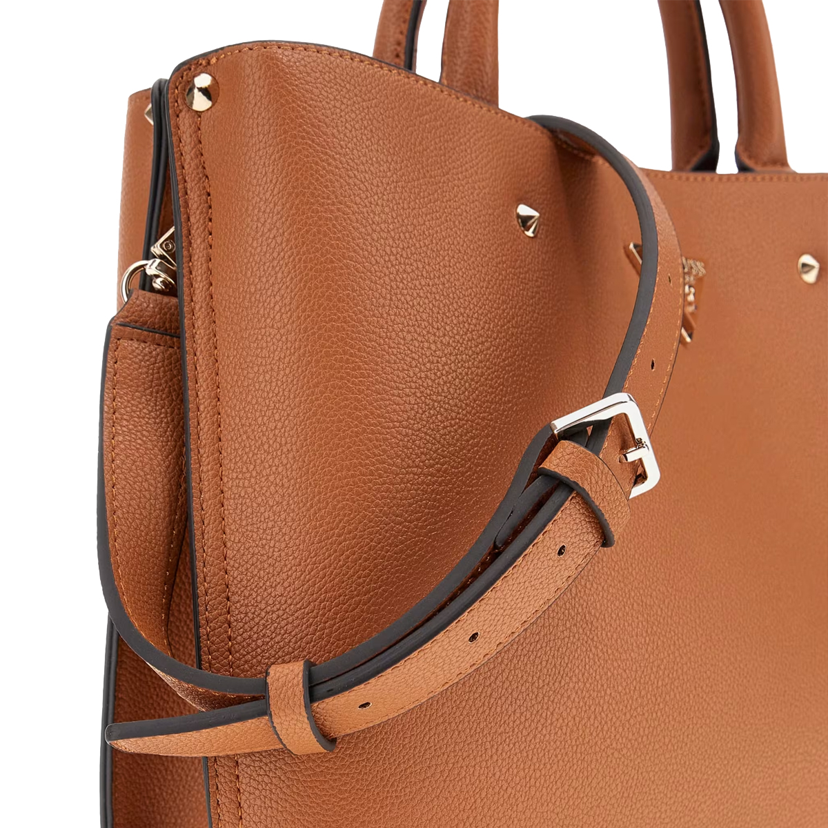 Guess Meridian Cognac Handbag with studs - 3 Guess Meridian Cognac Handbag with studs - 3