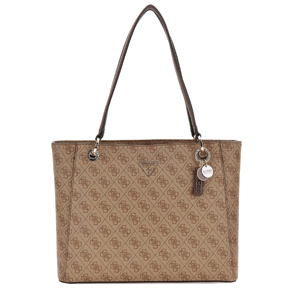 Guess Shopper Noelle Latte Logo Brown - 1