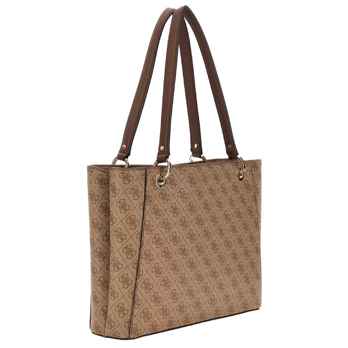 Guess Shopper Noelle Latte Logo Brown - 3