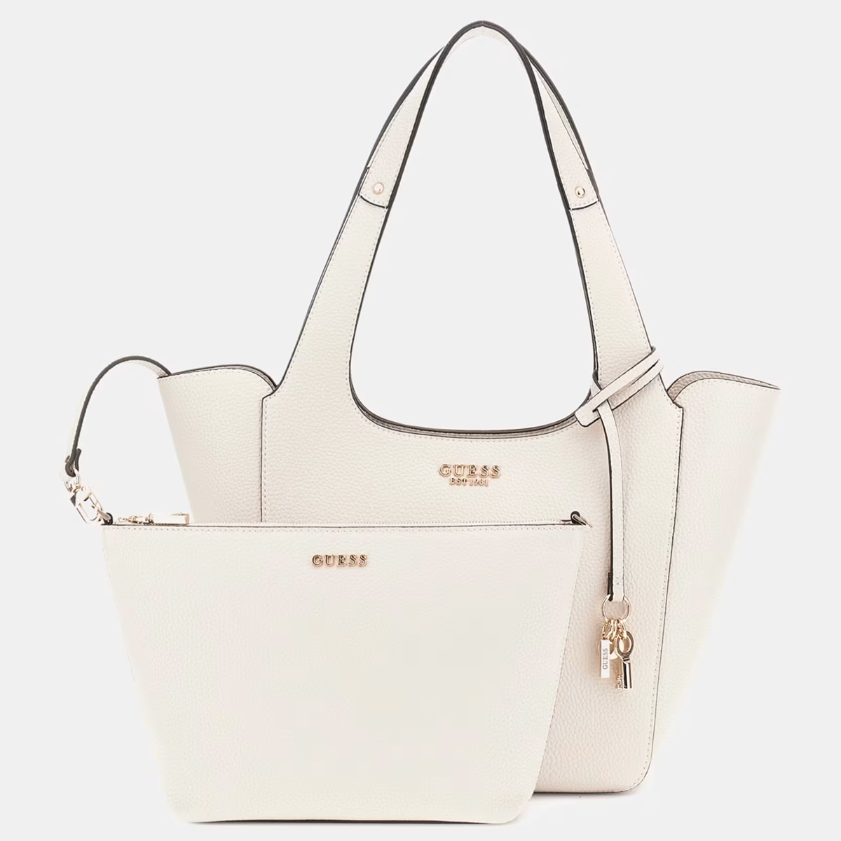 Guess Borsa a spalla Helina Bone - 1