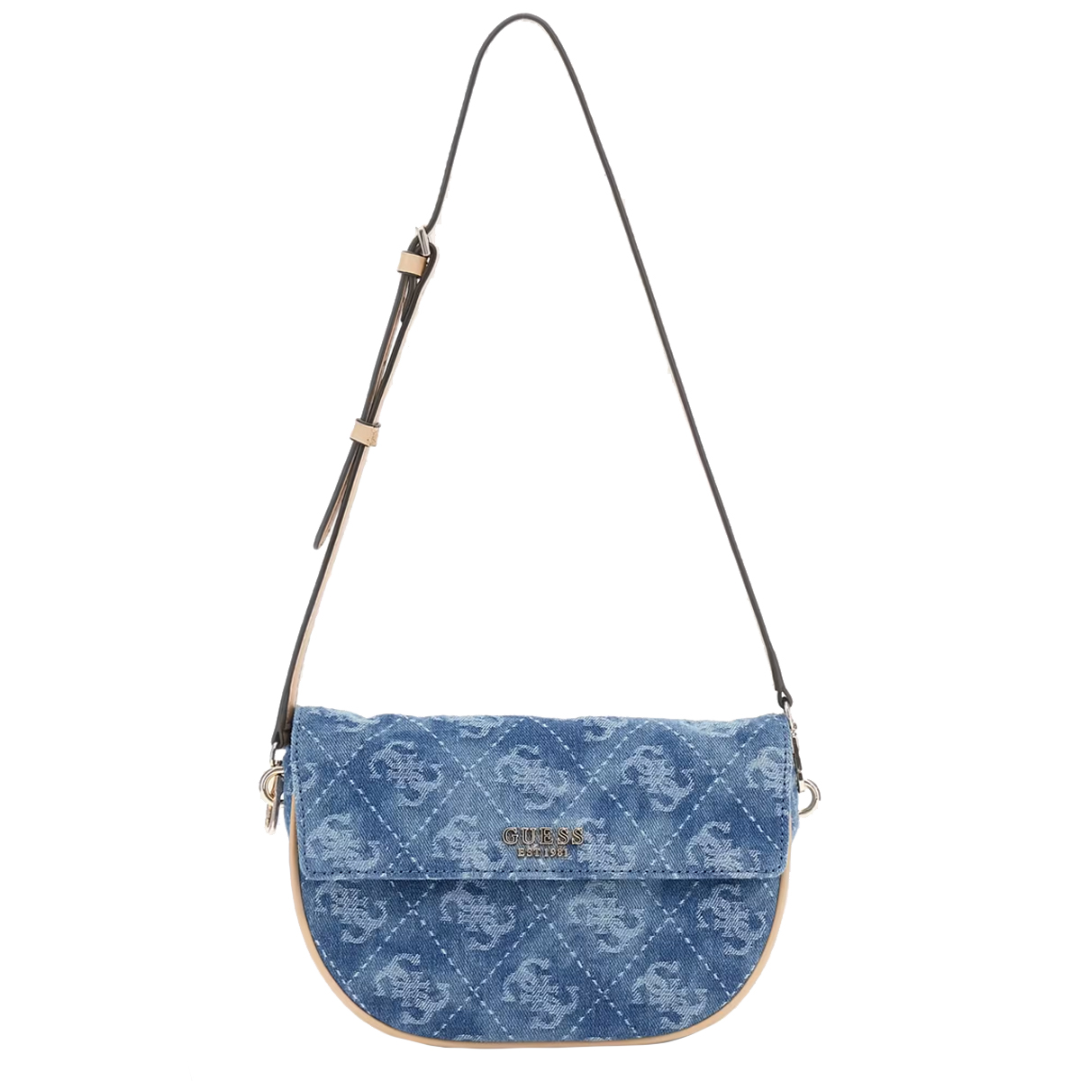 Guess Borsa a spalla Cerelia Denim Logo - 1 Guess Borsa a spalla Cerelia Denim Logo - 1