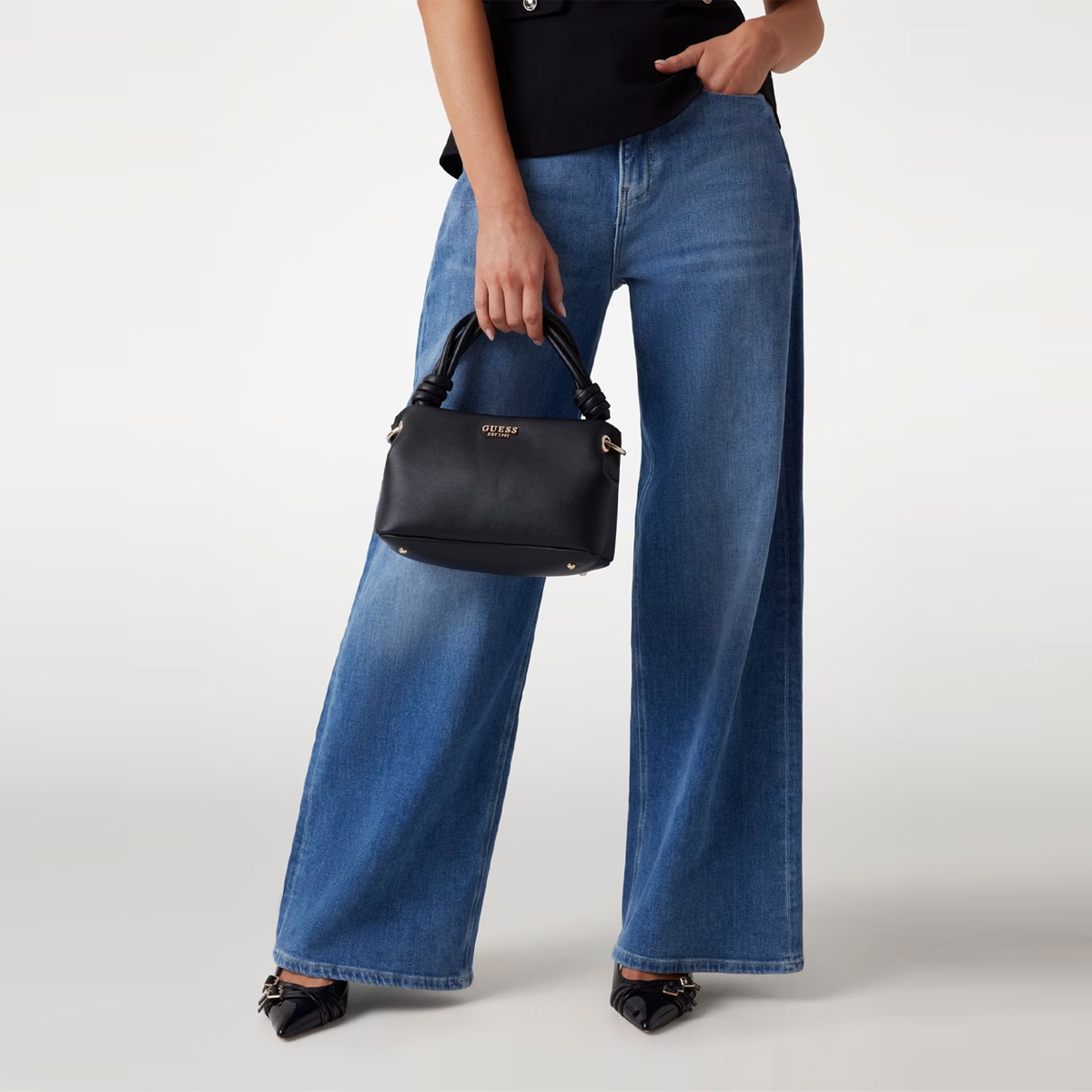 Guess Mini borsa a mano Sansa Black - 2 Guess Mini borsa a mano Sansa Black - 2