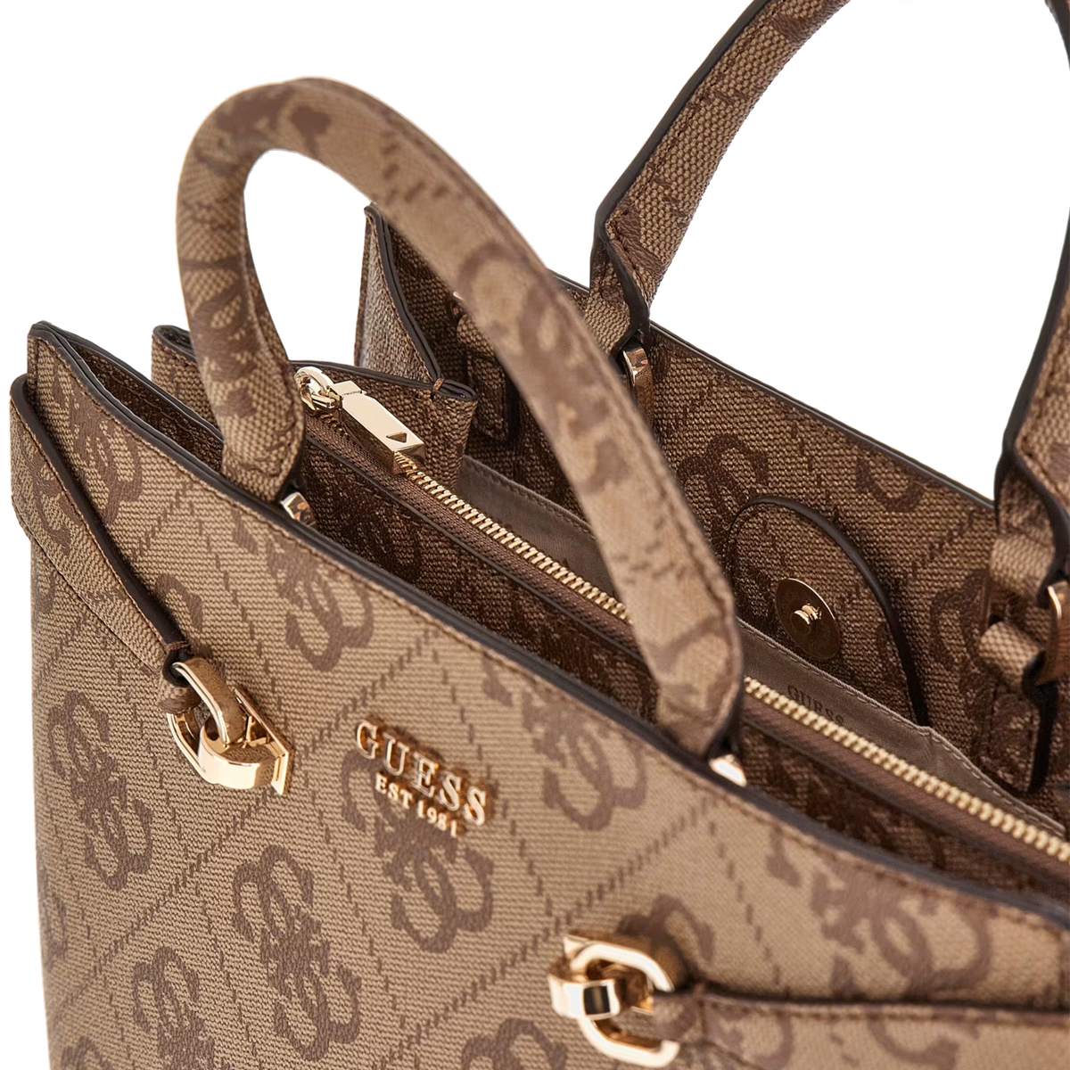 Guess Borsa a mano Lorelei Latte Logo - 4 Guess Borsa a mano Lorelei Latte Logo - 4