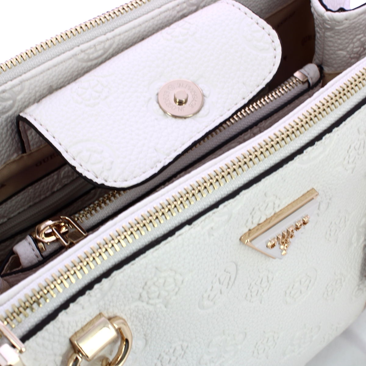 Guess Borsa a spalla Cresidia Off White - 4 Guess Borsa a spalla Cresidia Off White - 4