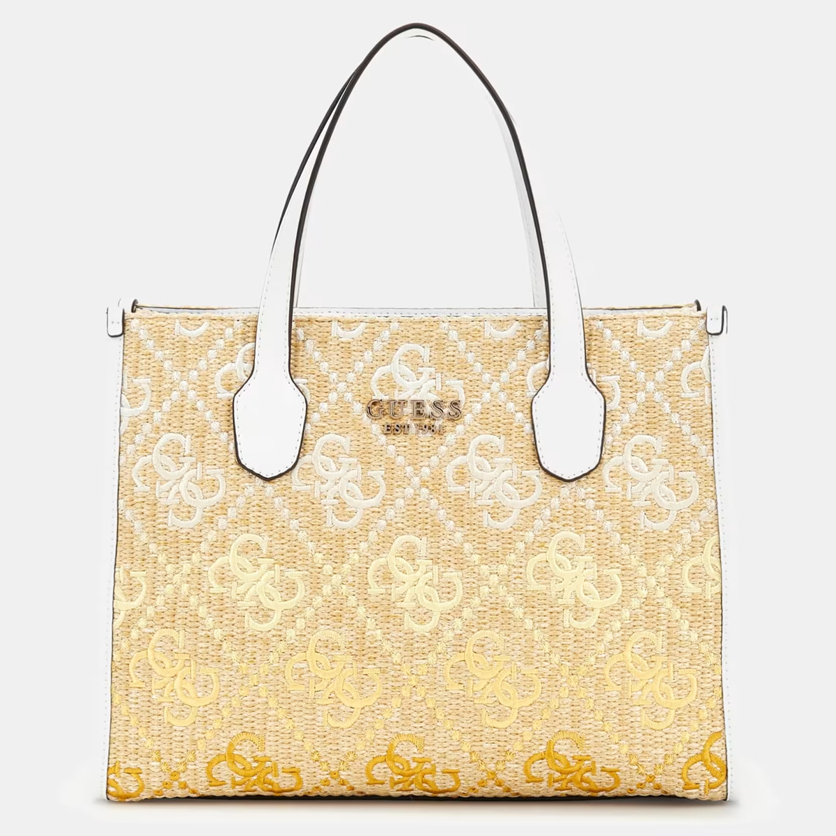 Guess Borsa a mano Silvana 4G Cornsilk Logo - 1 Guess Borsa a mano Silvana 4G Cornsilk Logo - 1
