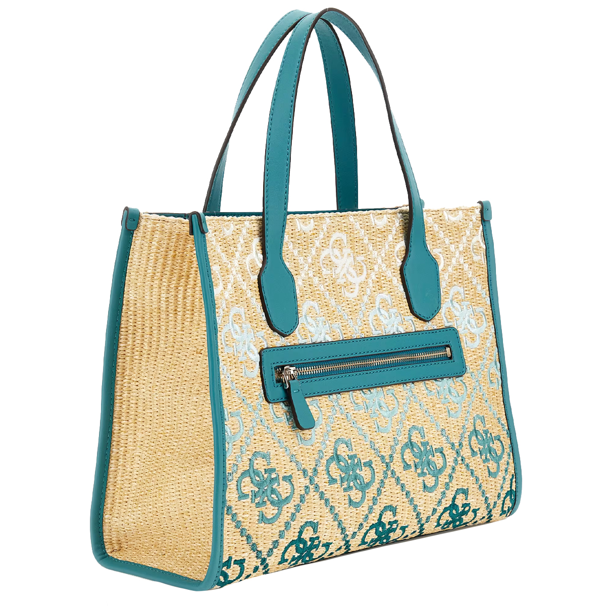 Guess Borsa a mano Silvana 4G Teal Logo - 2 Guess Borsa a mano Silvana 4G Teal Logo - 2