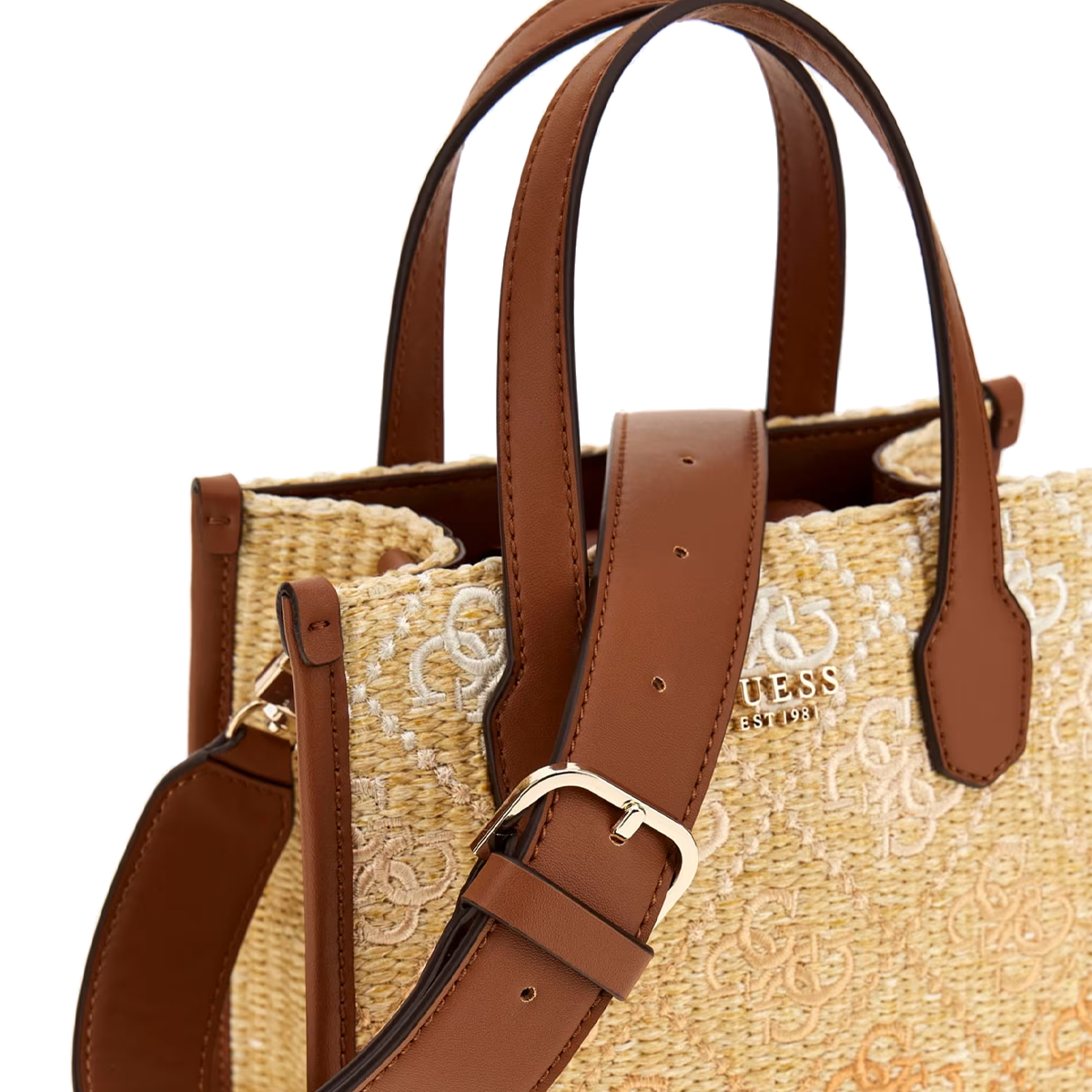 Guess Mini borsa a mano Silvana 4G Cognac Logo - 4 Guess Mini borsa a mano Silvana 4G Cognac Logo - 4