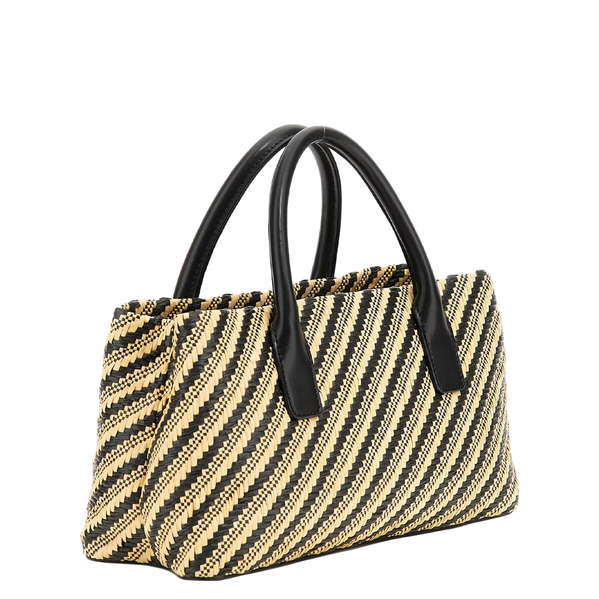 Guess Borsa a mano Simona Natural Black - 2