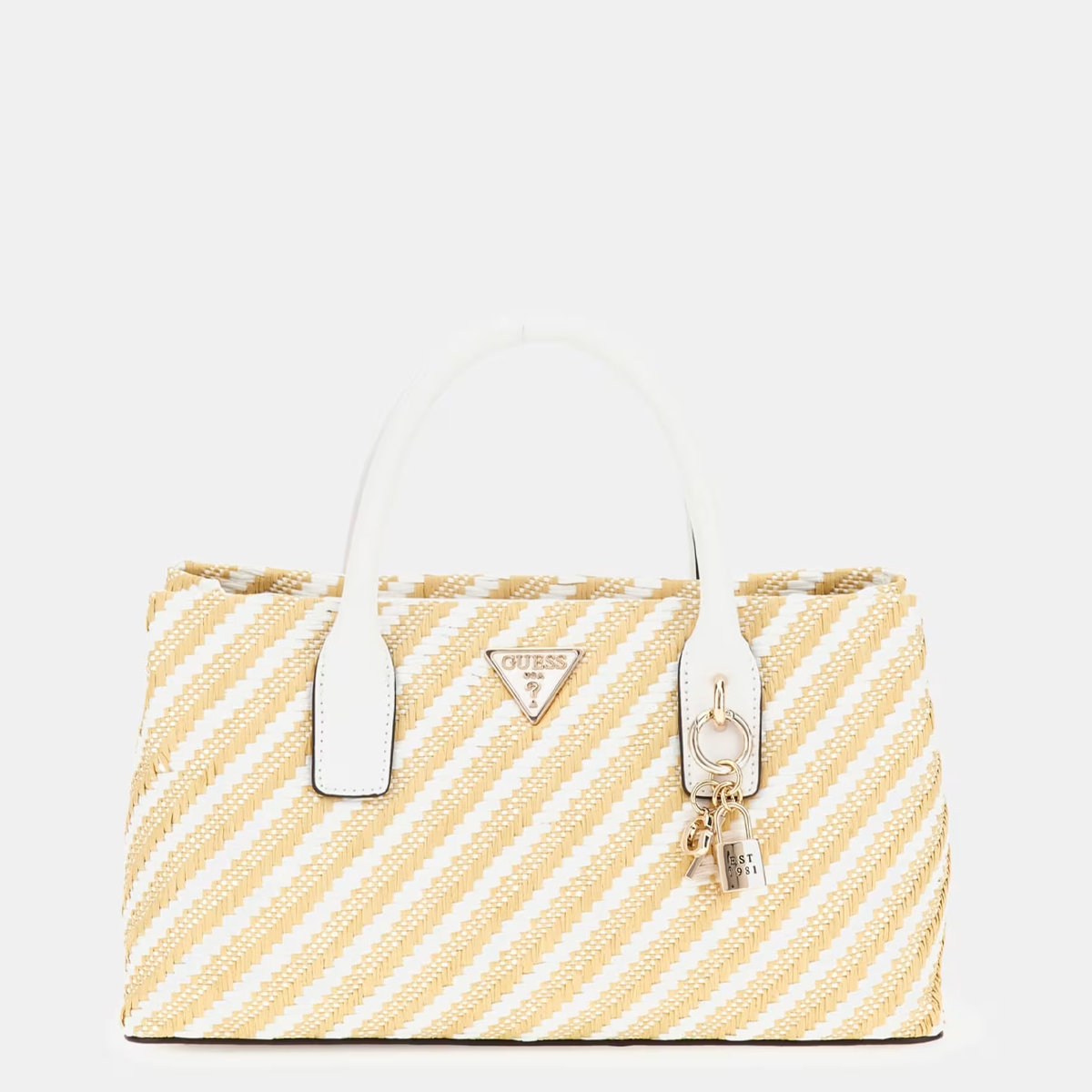 Guess Borsa a mano Simona Natural White - 1