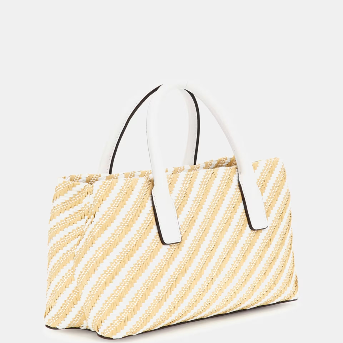 Guess Borsa a mano Simona Natural White - 4