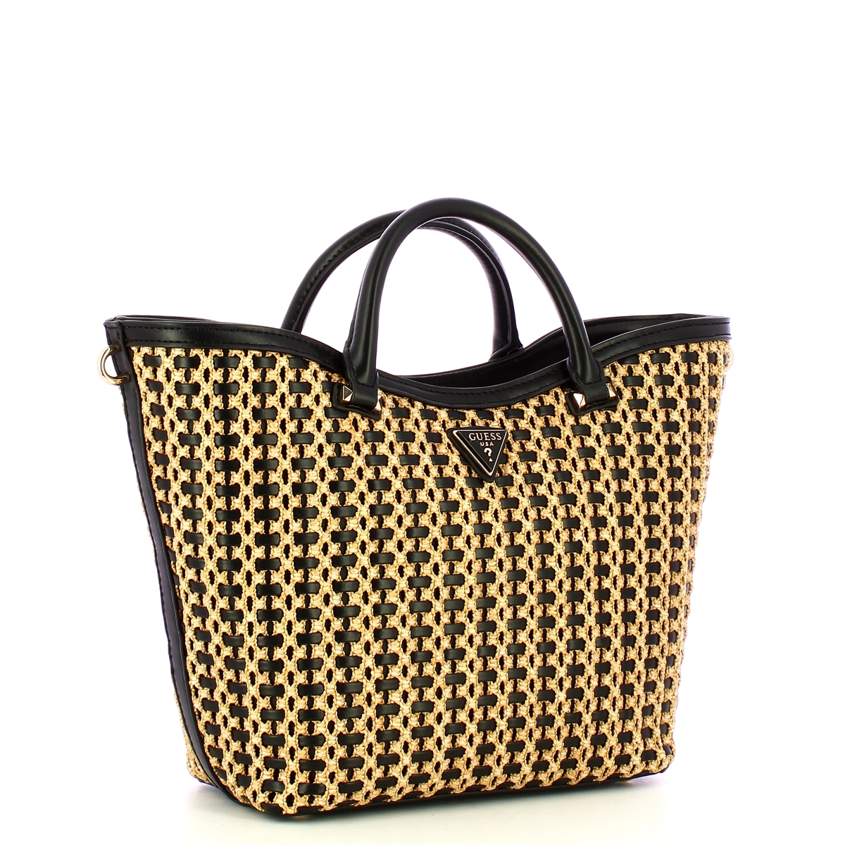 Guess Borsa a mano Atalia Tote Natural Black - 2 Guess Borsa a mano Atalia Tote Natural Black - 2