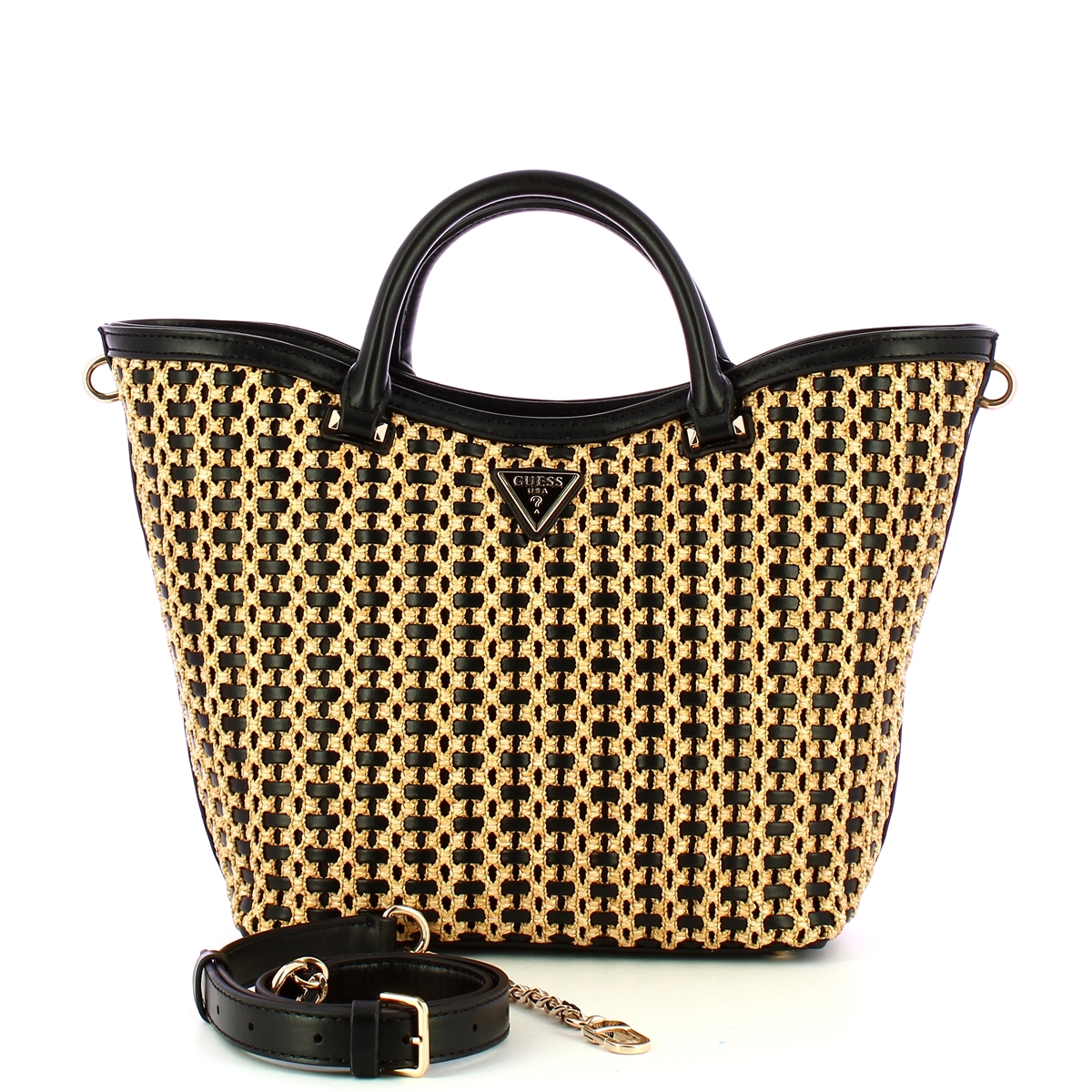 Guess Borsa a mano Atalia Tote Natural Black - 4 Guess Borsa a mano Atalia Tote Natural Black - 4