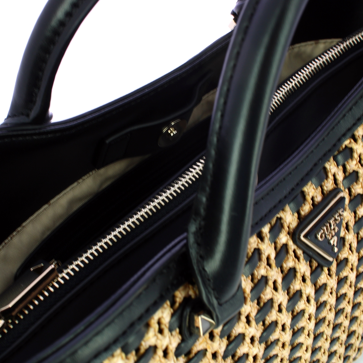 Guess Borsa a mano Atalia Tote Natural Black - 5 Guess Borsa a mano Atalia Tote Natural Black - 5
