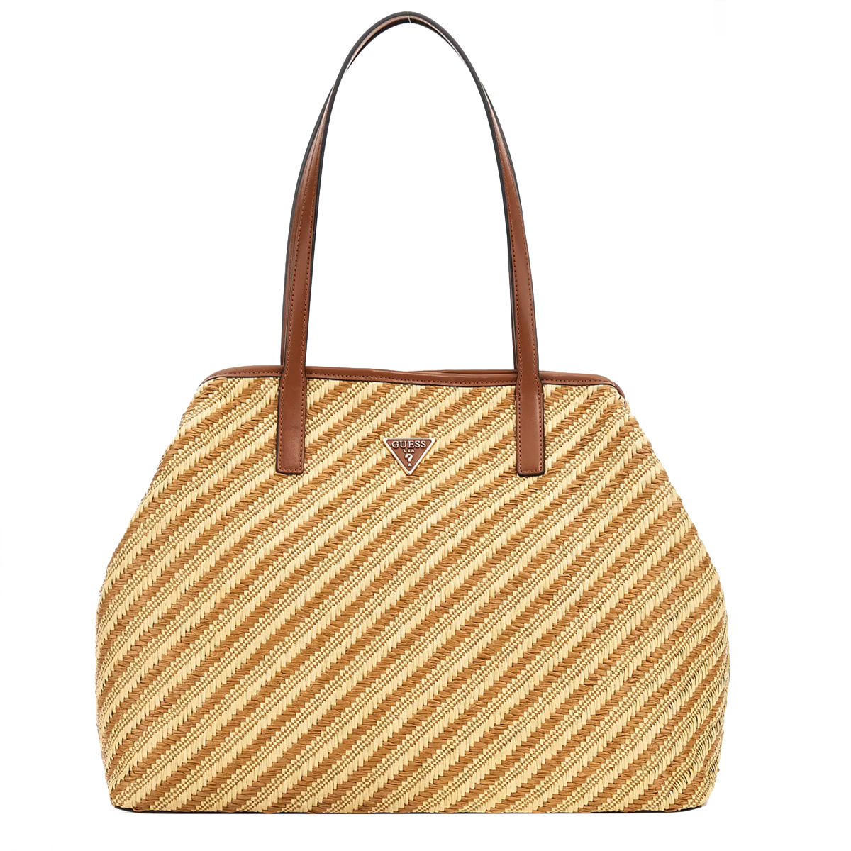 Guess Vikki II Natural Cognac Shopper - 4