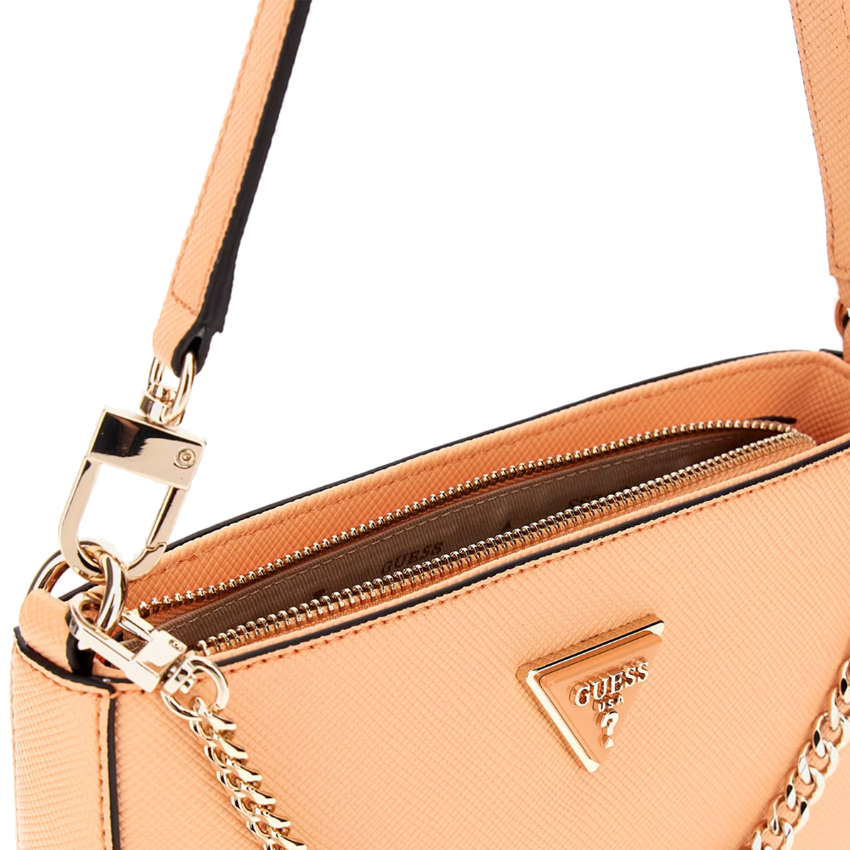 Guess Borsa a mano Noelle Mini Apricot - 3