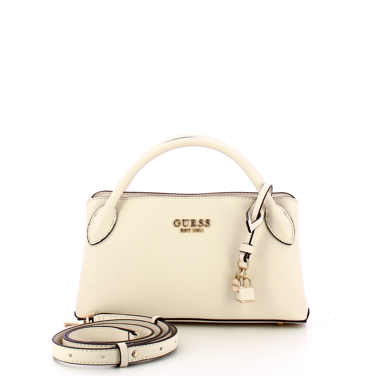 Guess Borsa a mano Fedana Small Off White - 4
