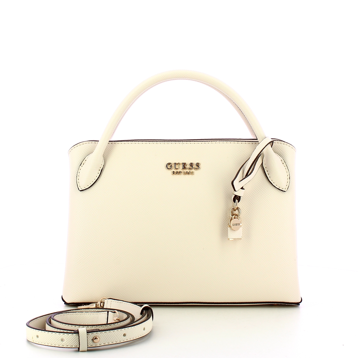 Guess Borsa a mano Fedana Off White - 4