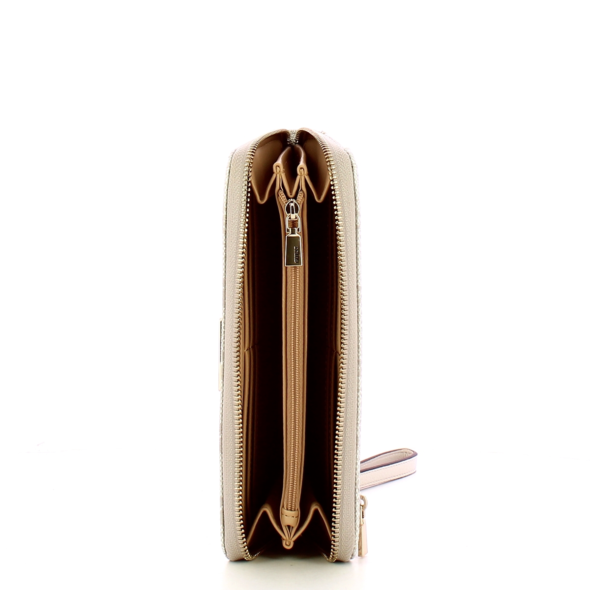 Guess Portafoglio Laurel Large Zip Around Bone Logo - 3 Guess Portafoglio Laurel Large Zip Around Bone Logo - 3