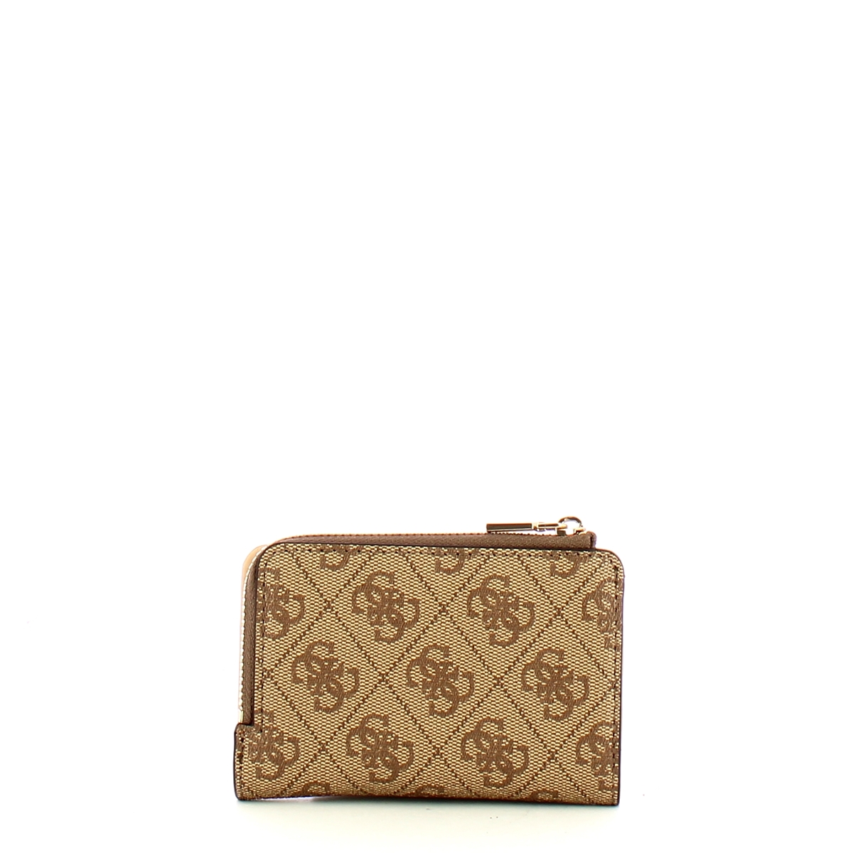 Guess Portafoglio Laurel Card Case Latte Logo - 2 Guess Portafoglio Laurel Card Case Latte Logo - 2