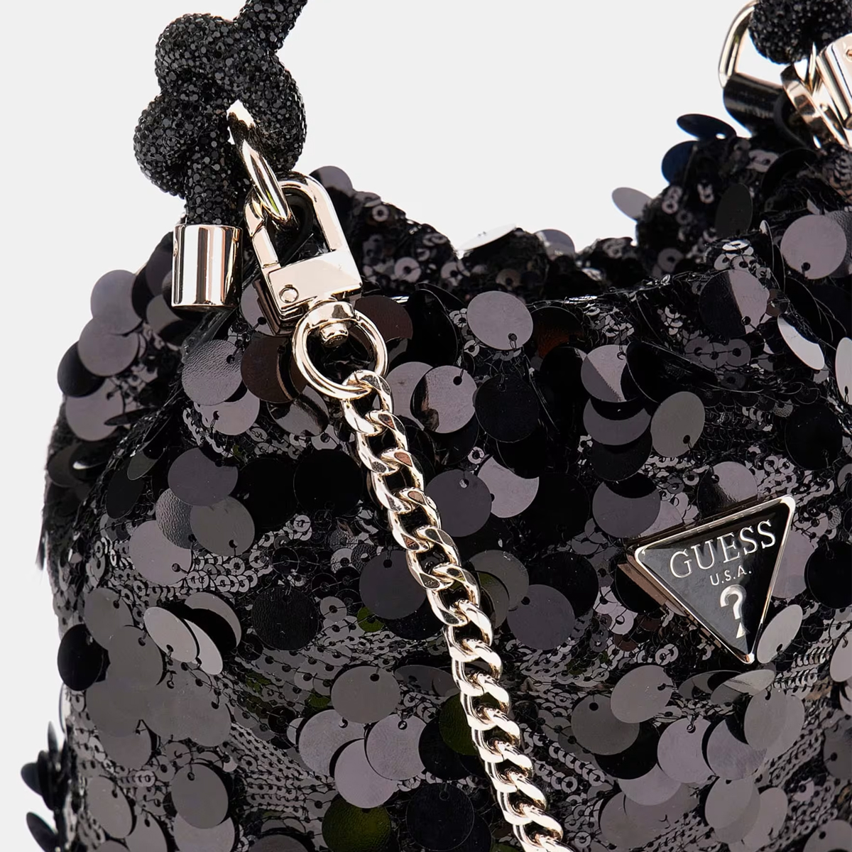 Guess Mini Bag Holiday Shine Black - 6 Guess Mini Bag Holiday Shine Black - 6