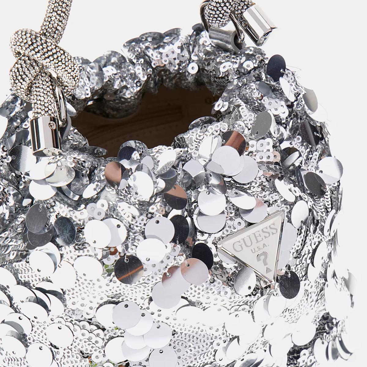 Guess Mini Bag Holiday Shine Silver - 5 Guess Mini Bag Holiday Shine Silver - 5