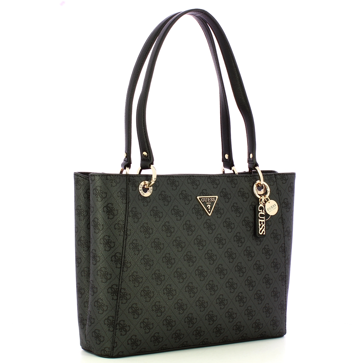 Guess Tote Bag Noelle II Coal Logo - 2 Guess Tote Bag Noelle II Coal Logo - 2