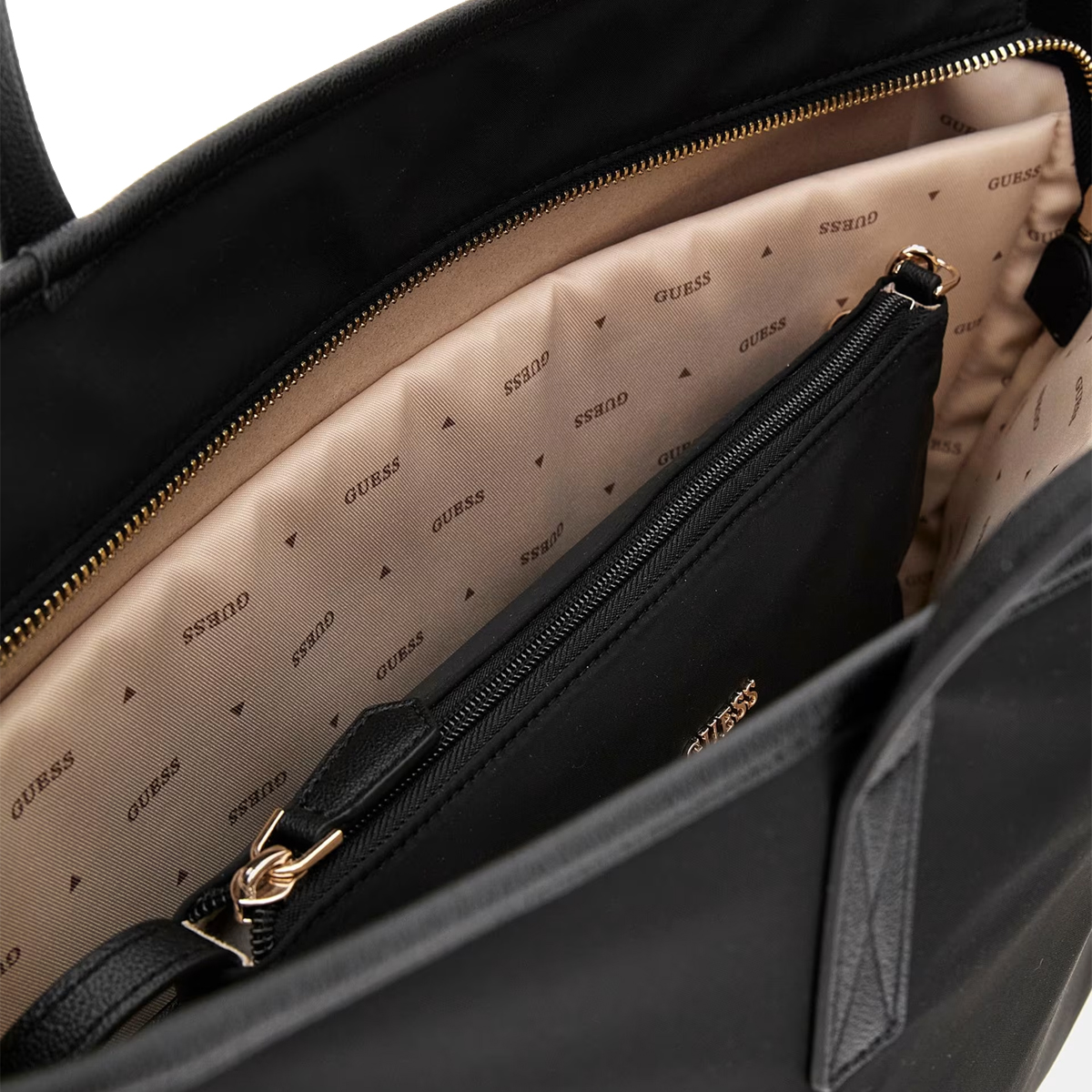 Guess Shopper Gemma Eco Large Black - 4 Guess Shopper Gemma Eco Large Black - 4