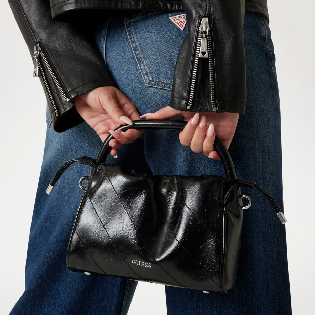 Guess Mini Borsa a mano Amys Black - 5 Guess Mini Borsa a mano Amys Black - 5