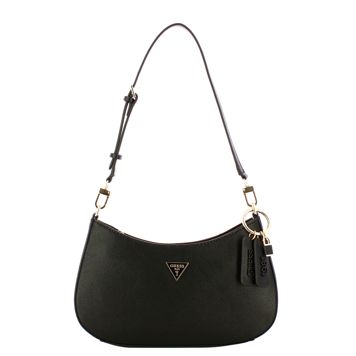 Guess Sottospalla Noelle II in saffiano Black - 1 Guess Sottospalla Noelle II in saffiano Black - 1