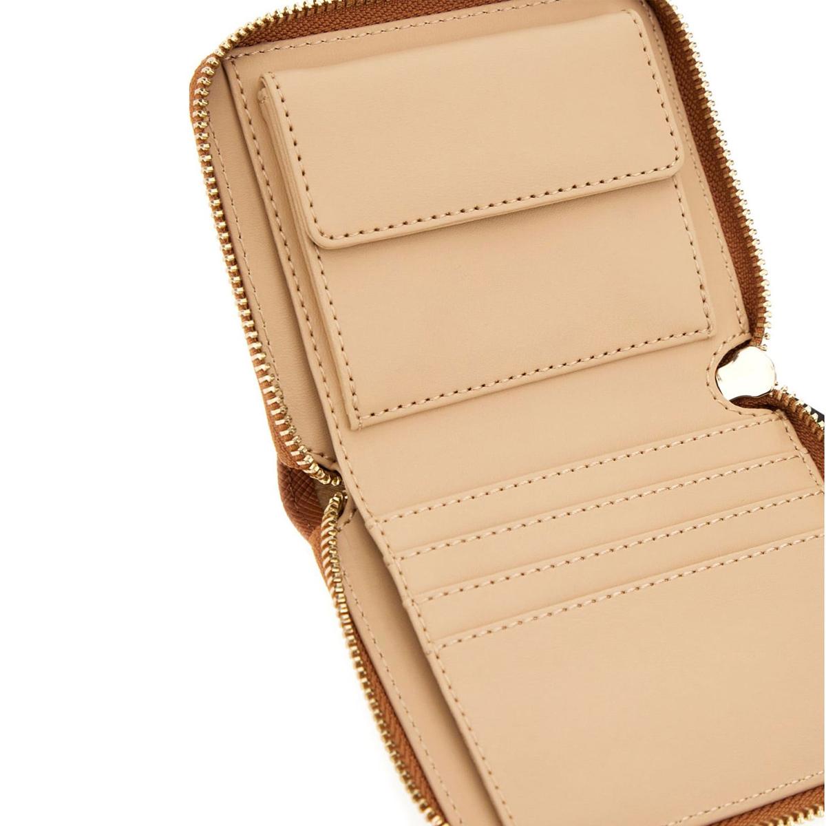 Guess Portafoglio Piccolo Laurel II Zip Around Light Cognac - 3 Guess Portafoglio Piccolo Laurel II Zip Around Light Cognac - 3