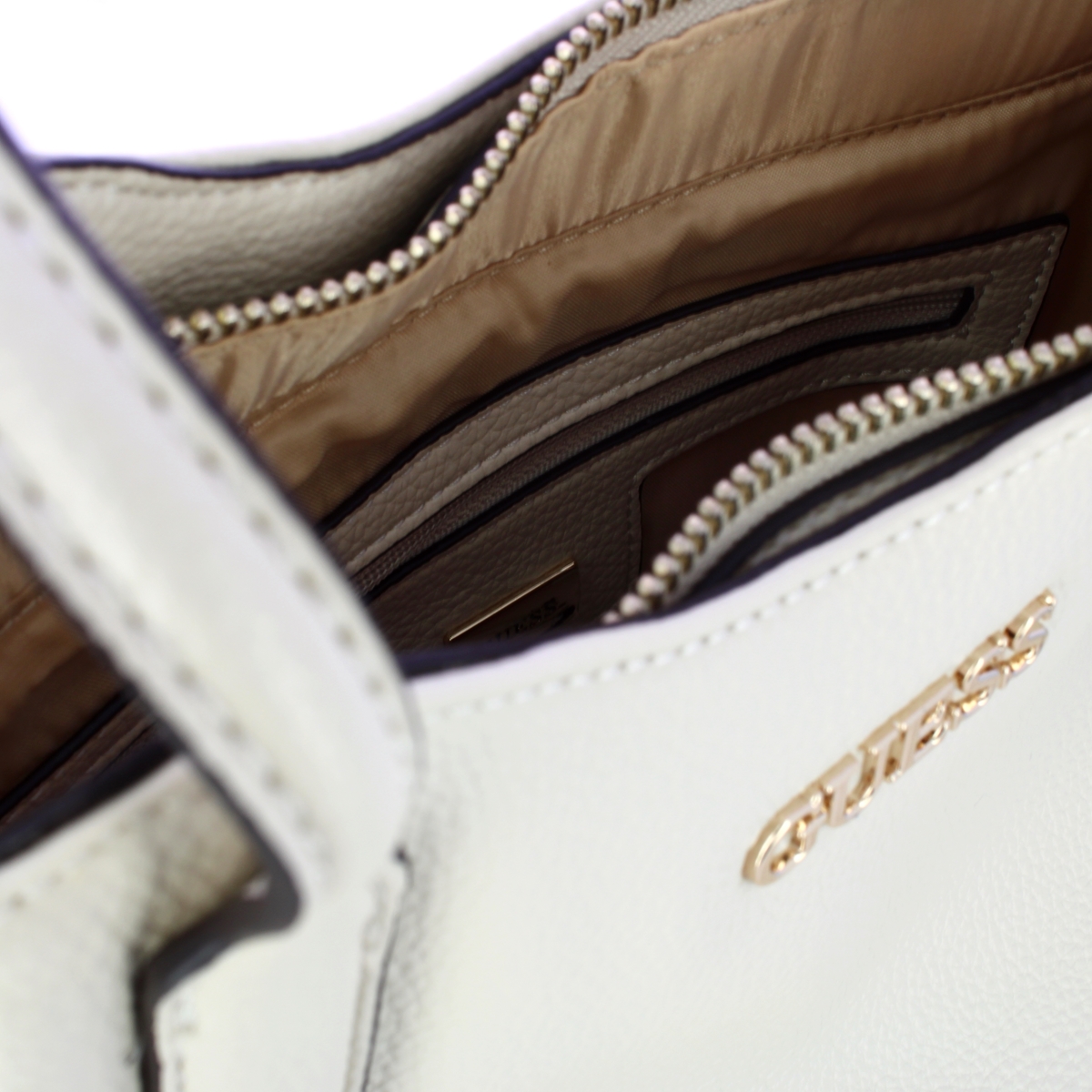 Guess Borsa a mano Moranez Off White - 5 Guess Borsa a mano Moranez Off White - 5