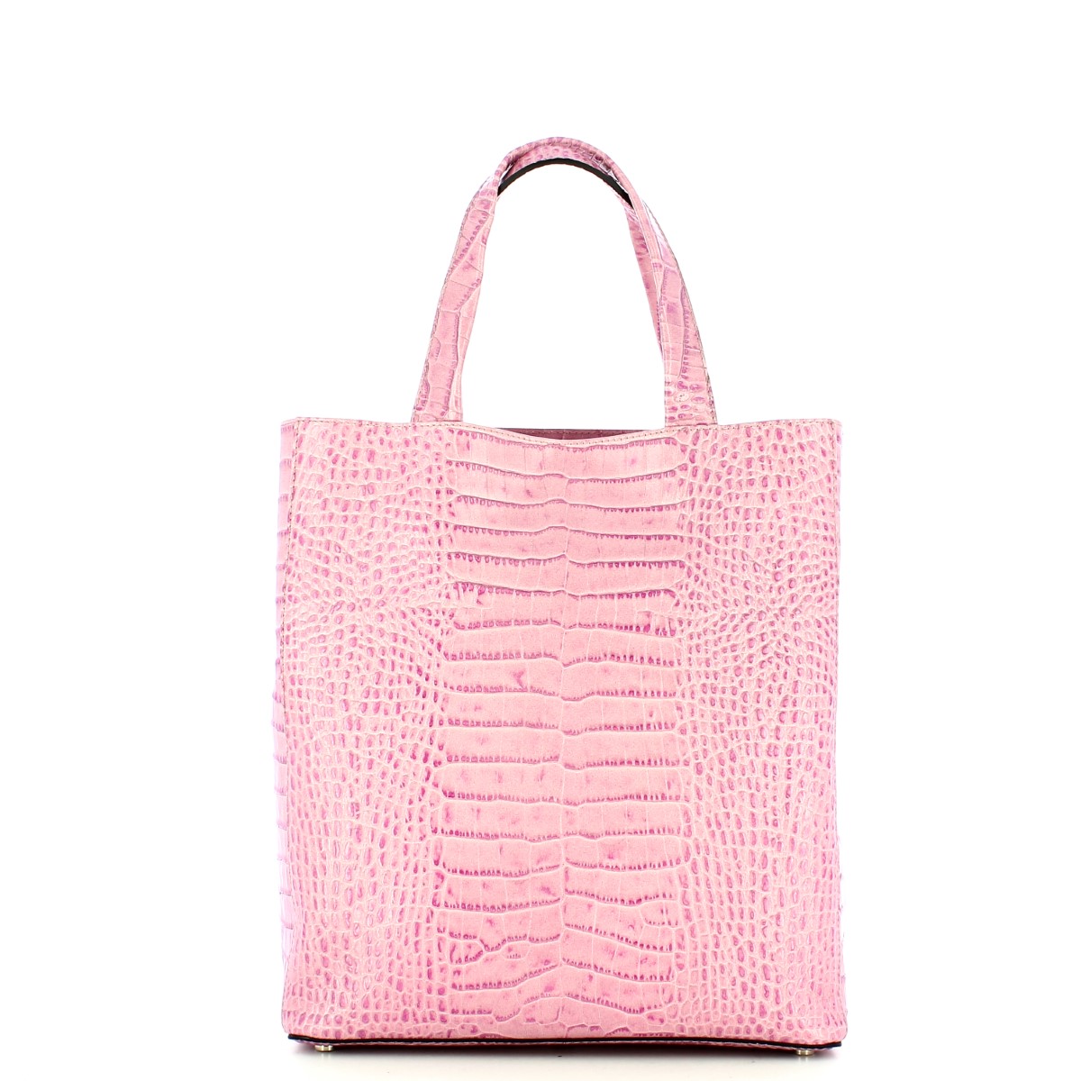 Iuntoo Shopper Grande Verticale Gioia in pelle Cocco - 3