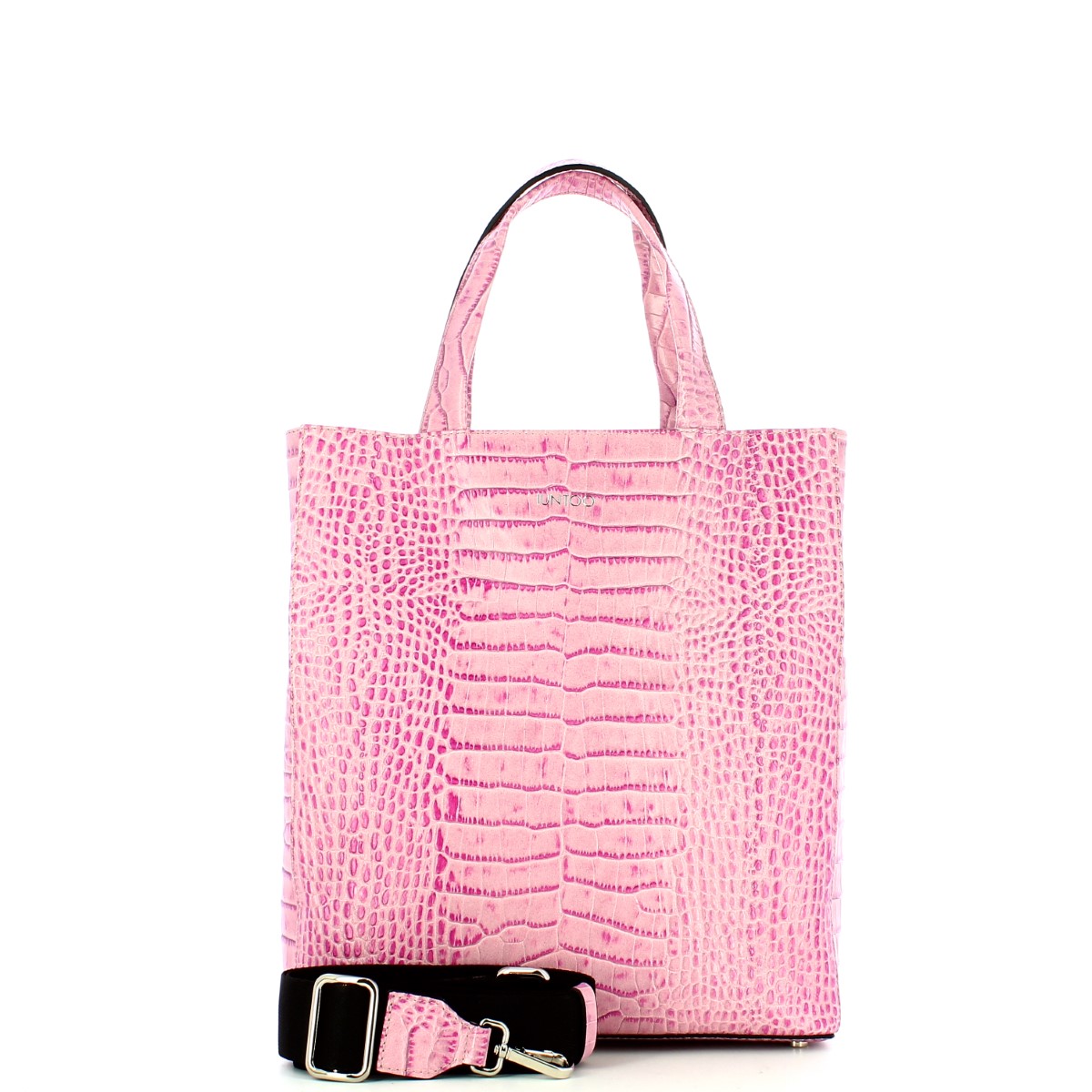 Iuntoo Shopper Grande Verticale Gioia in pelle Cocco - 4