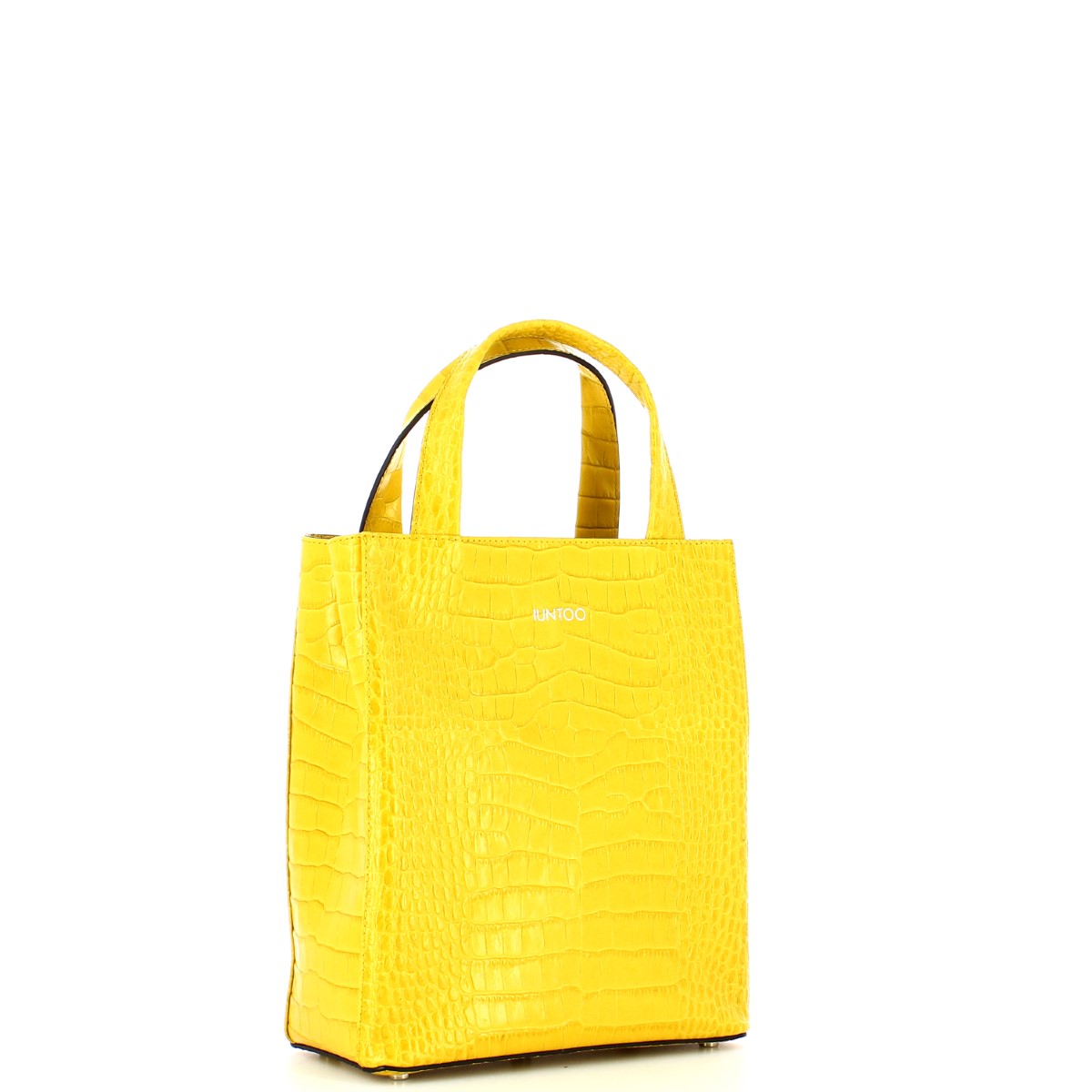 Iuntoo Shopper Verticale Medium Gioia  in pelle Cocco - 2