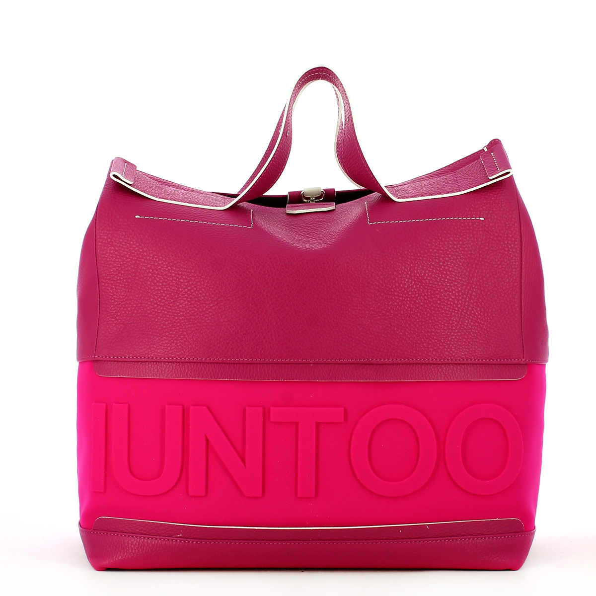 Iuntoo Shopper XXXL con logo in rilievo Pratica - 1