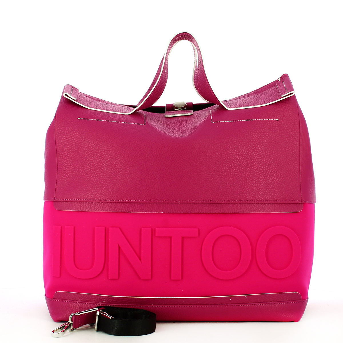 Iuntoo Shopper XXXL con logo in rilievo Pratica - 4