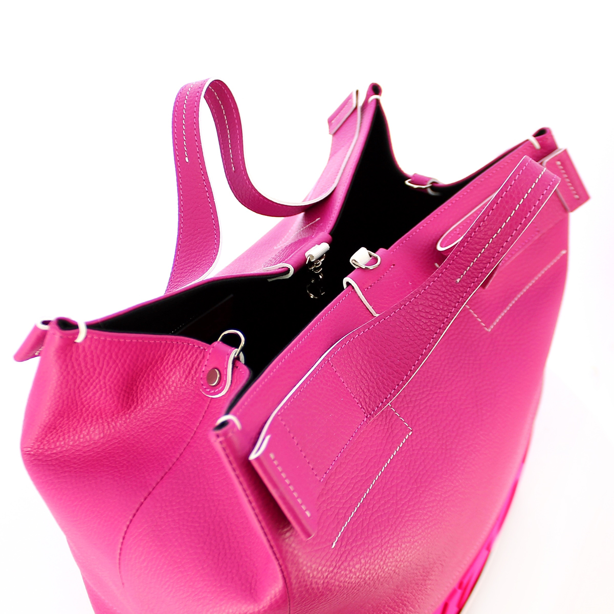 Iuntoo Shopper XXXL con logo in rilievo Pratica - 5