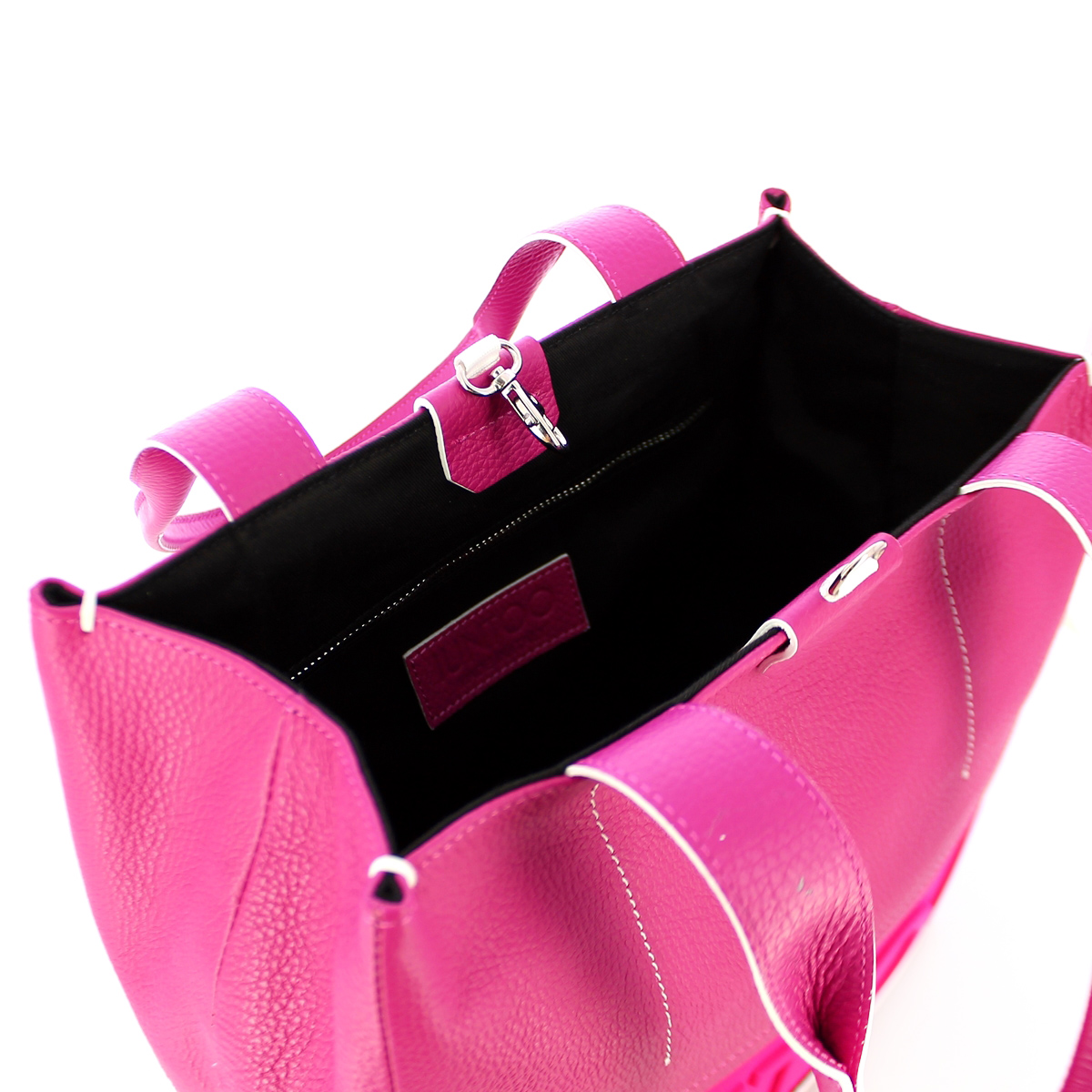 Iuntoo Shopper Media con logo in rilievo Pratica - 4