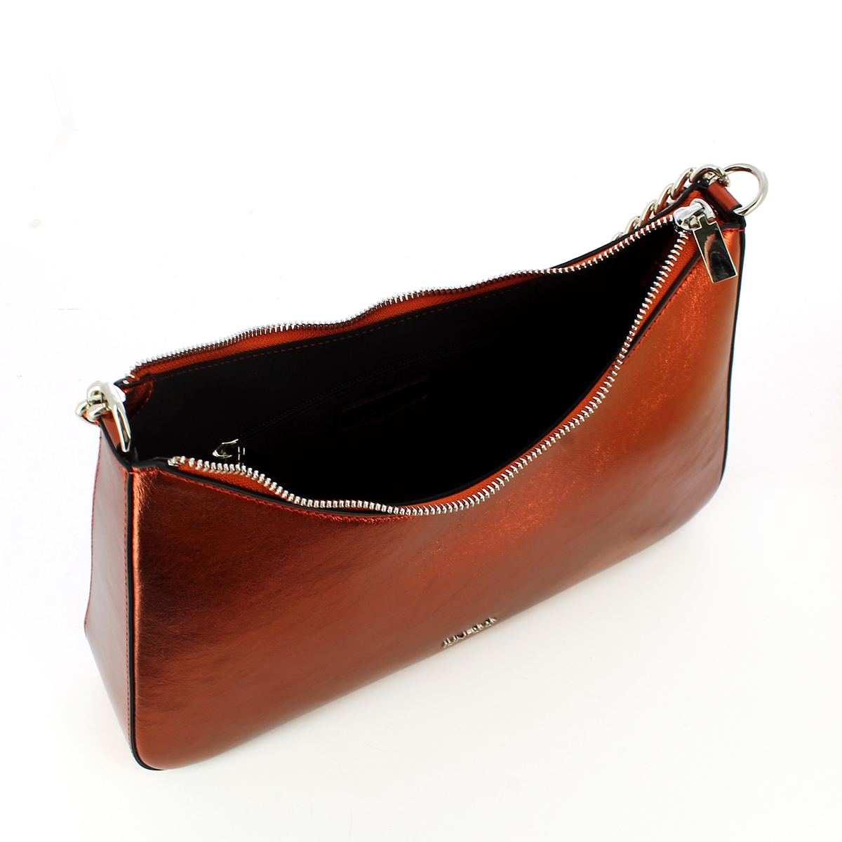 Iuntoo Borsa a spalla Grande Eleganza Metallic Rame - 5