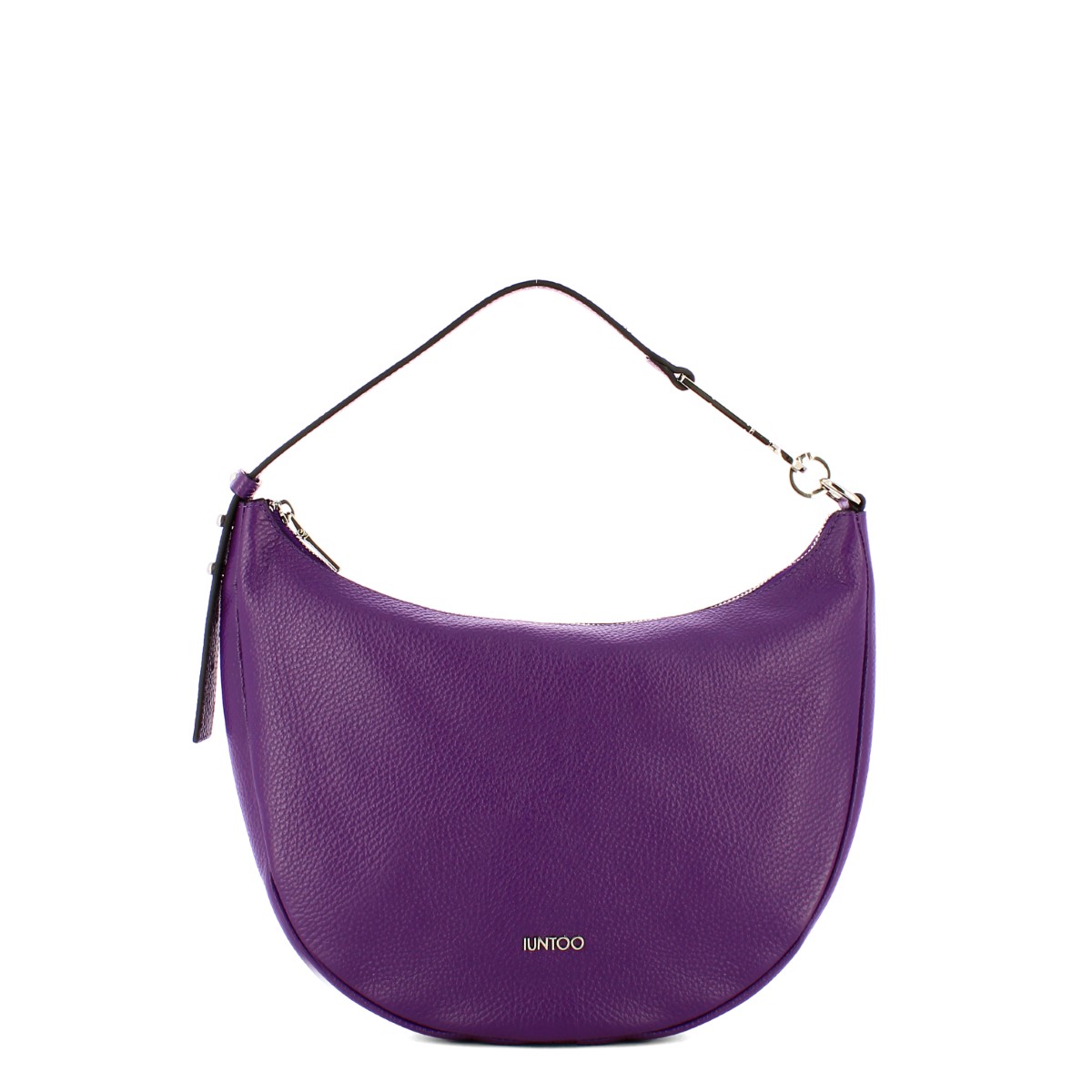Iuntoo New Hobo Bag Piccola in pelle Armonia Viola - 1 Iuntoo New Hobo Bag Piccola in pelle Armonia Viola - 1