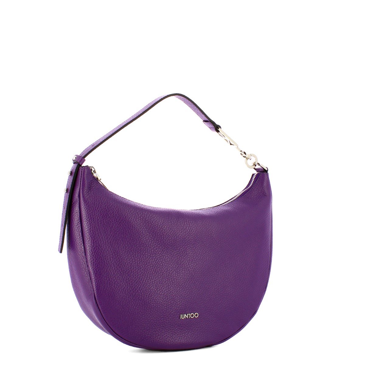 Iuntoo New Hobo Bag Piccola in pelle Armonia Viola - 2 Iuntoo New Hobo Bag Piccola in pelle Armonia Viola - 2