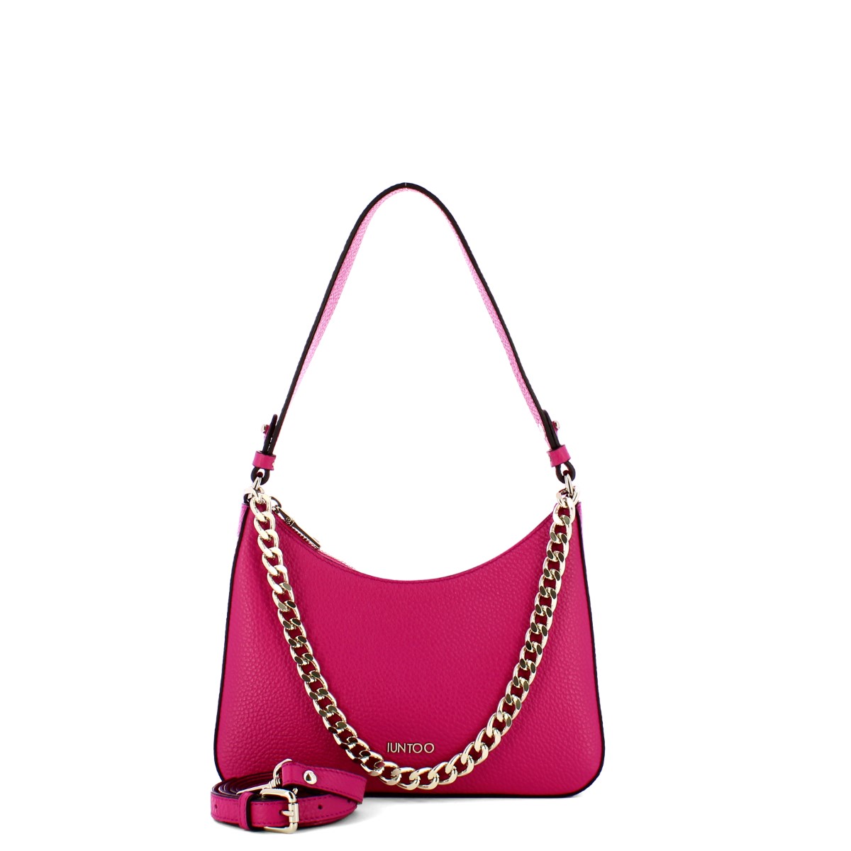 Iuntoo Borsa a spalla Media Eleganza Fuxia - 4 Iuntoo Borsa a spalla Media Eleganza Fuxia - 4