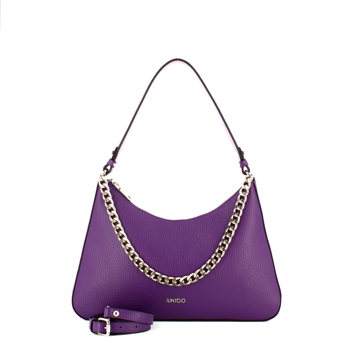 Iuntoo Borsa a spalla Grande Eleganza Viola - 4 Iuntoo Borsa a spalla Grande Eleganza Viola - 4