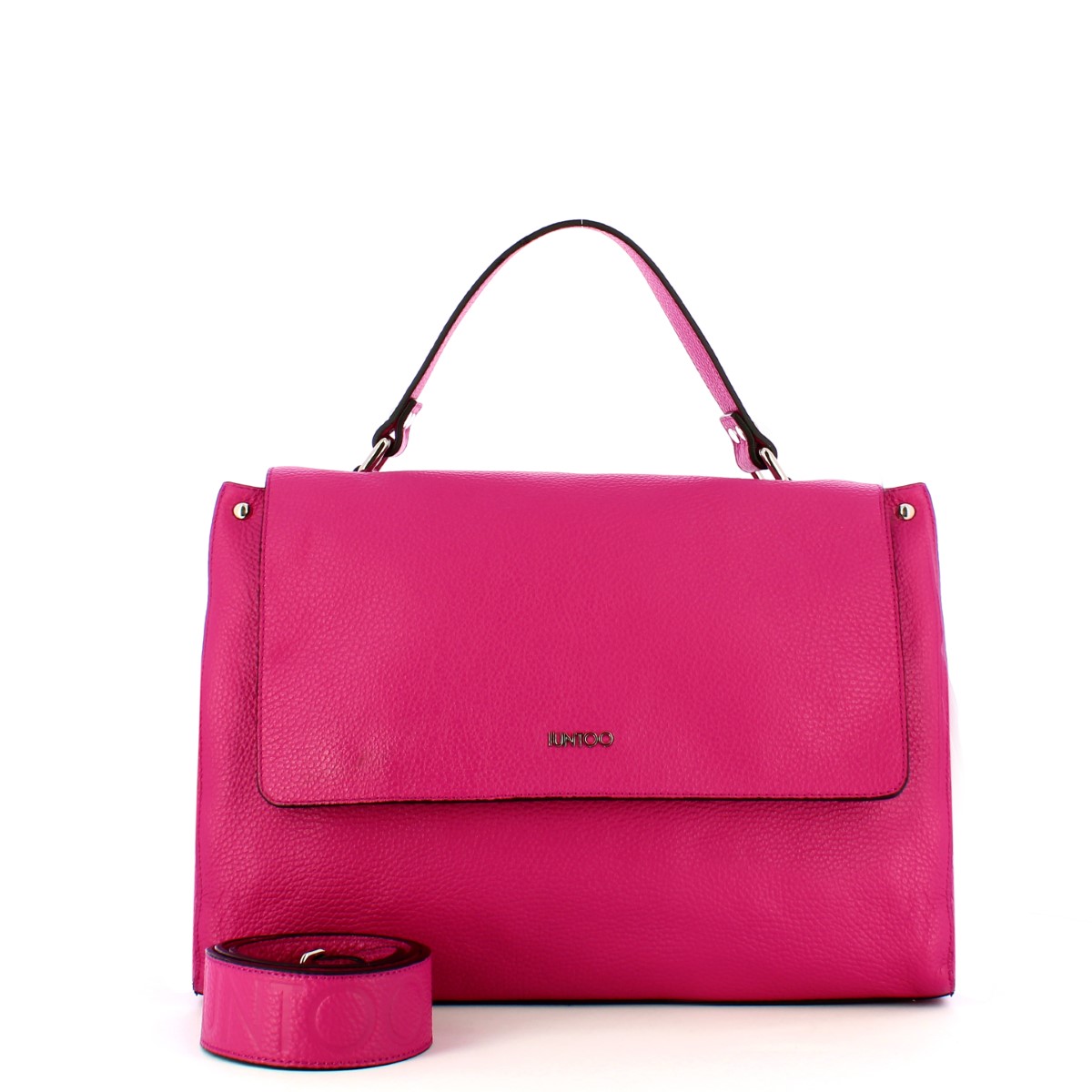 Iuntoo Borsa a mano in pelle Armonia Fuxia - 4 Iuntoo Borsa a mano in pelle Armonia Fuxia - 4