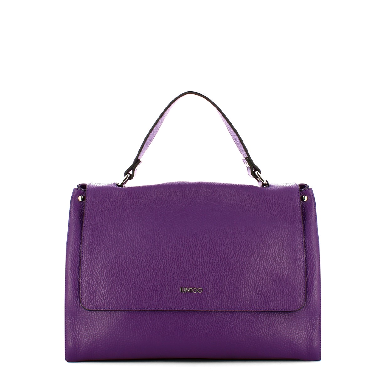 Iuntoo Borsa a mano in pelle Armonia Viola - 1 Iuntoo Borsa a mano in pelle Armonia Viola - 1