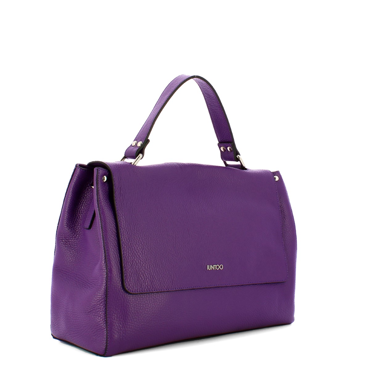 Iuntoo Borsa a mano in pelle Armonia Viola - 2 Iuntoo Borsa a mano in pelle Armonia Viola - 2