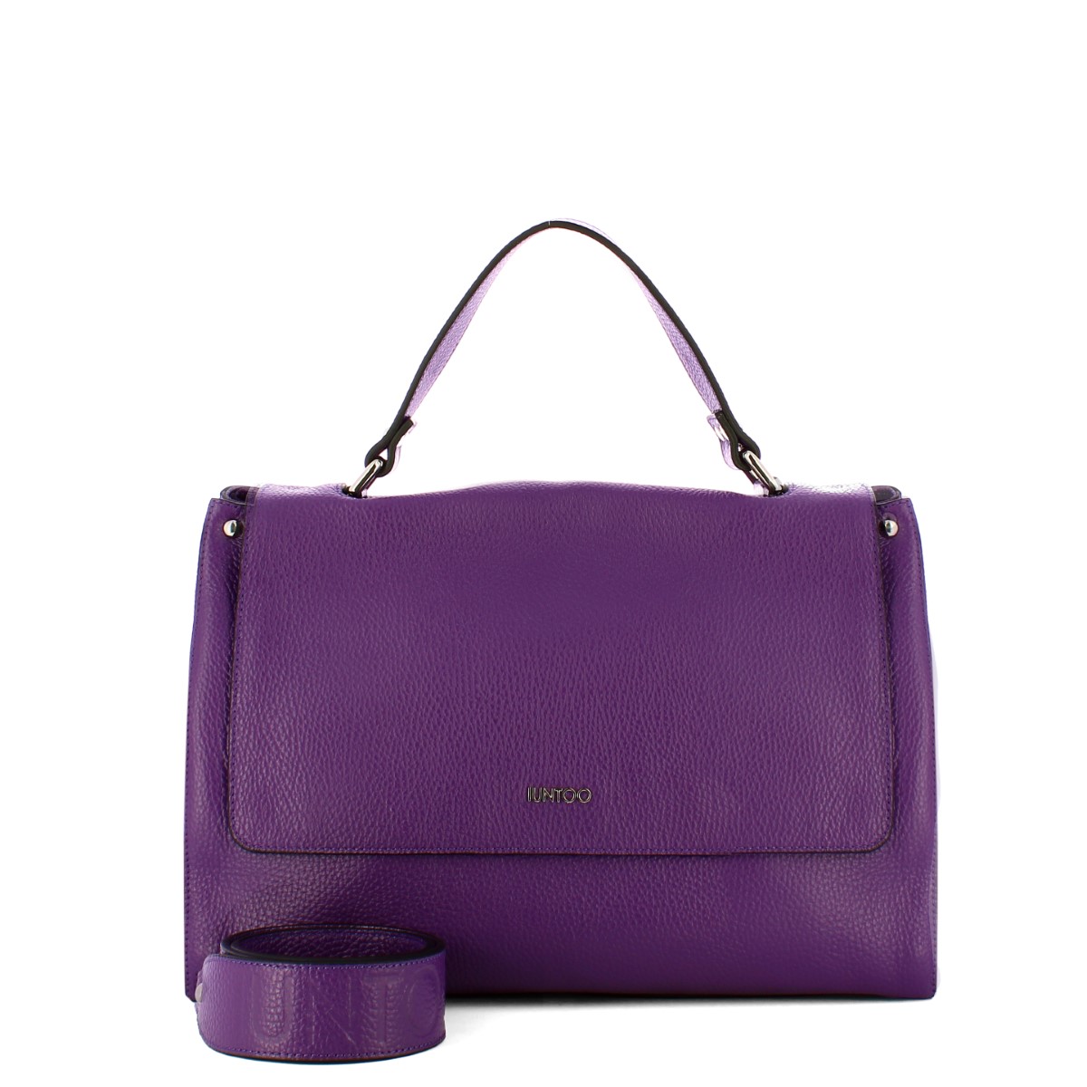Iuntoo Borsa a mano in pelle Armonia Viola - 4 Iuntoo Borsa a mano in pelle Armonia Viola - 4