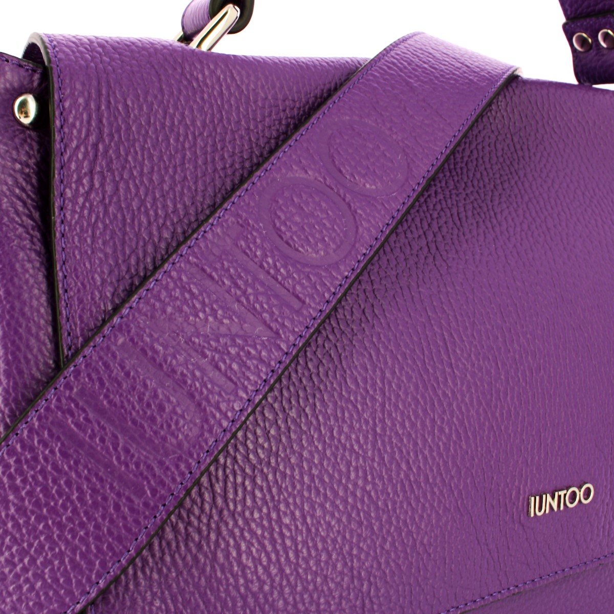 Iuntoo Borsa a mano in pelle Armonia Viola - 5 Iuntoo Borsa a mano in pelle Armonia Viola - 5