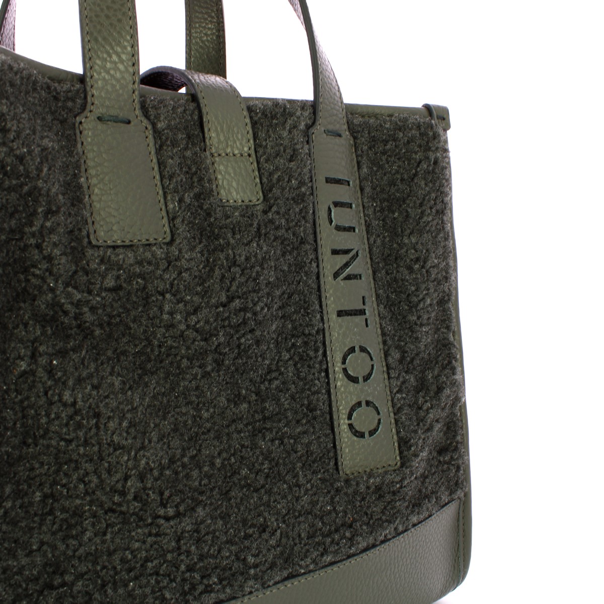 Iuntoo Shopper Piccola Orsetto Essenziale Grigio Teddy Grigio - 5 Iuntoo Shopper Piccola Orsetto Essenziale Grigio Teddy Grigio - 5