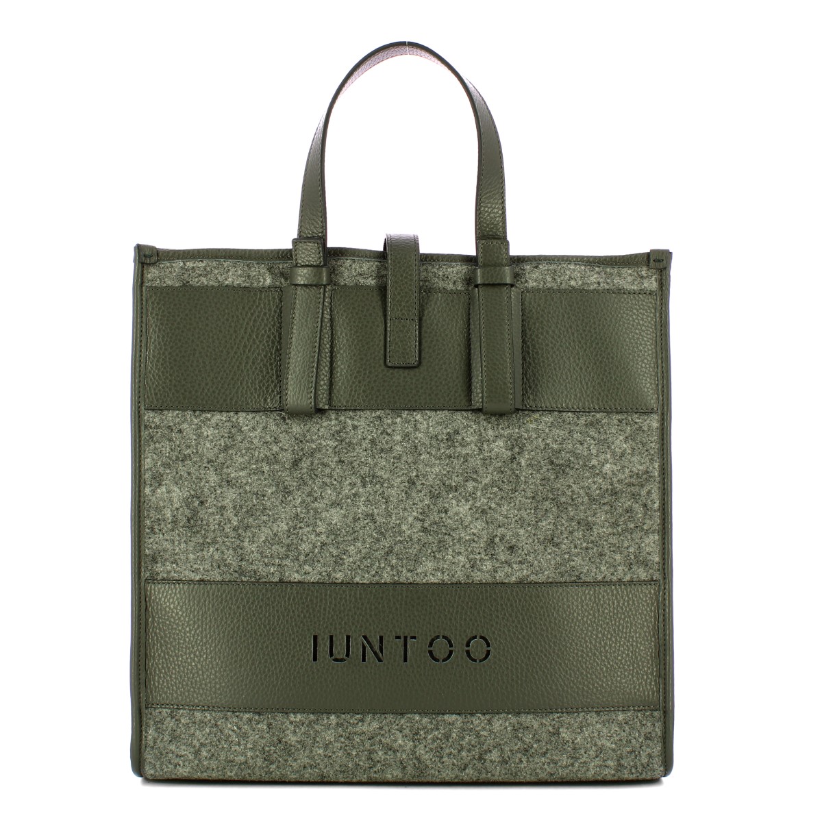 Iuntoo Shopper Grande Caldo Essenziale Grigio Lana Cotta Grigio - 1 Iuntoo Shopper Grande Caldo Essenziale Grigio Lana Cotta Grigio - 1